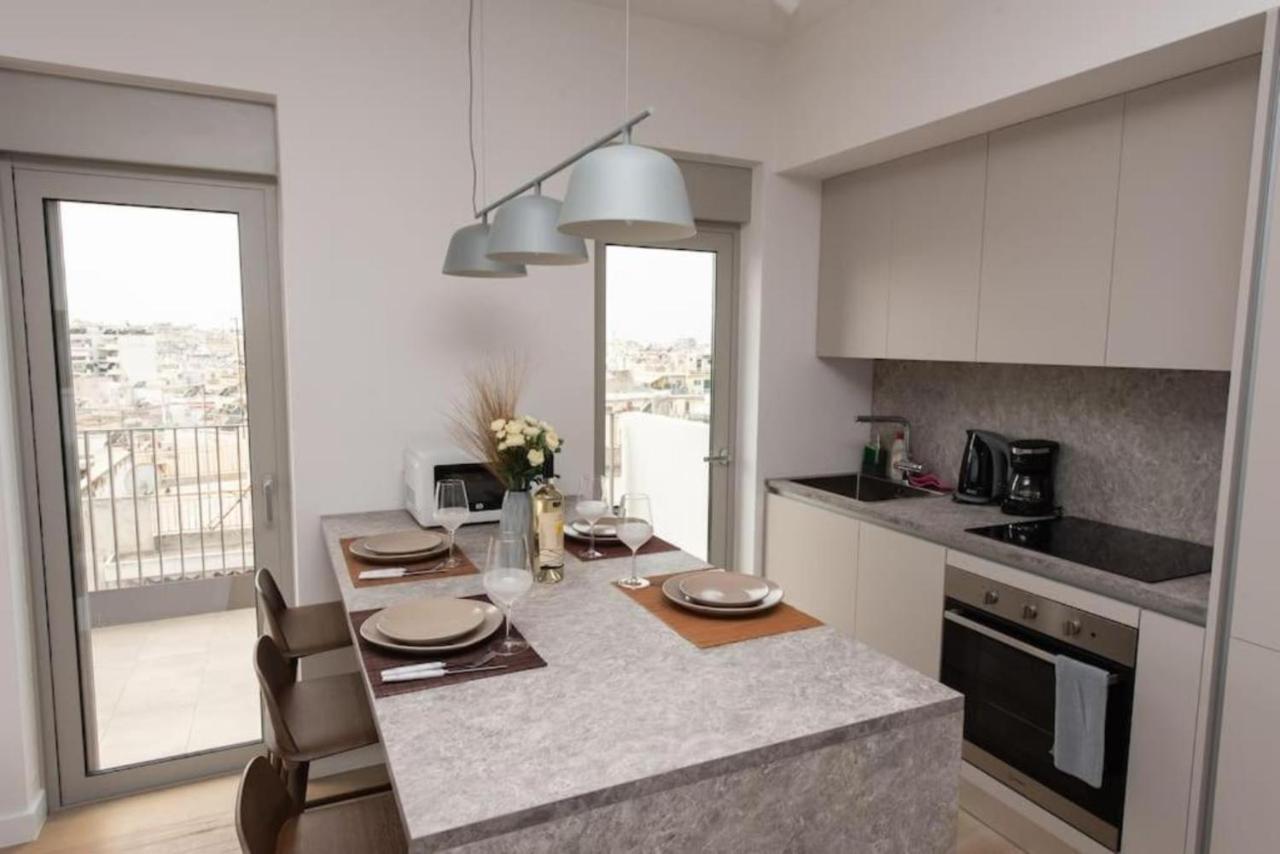 Brand-New Flat With A City View Афины Экстерьер фото